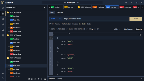Request Editor